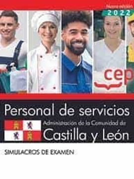 portada Personal de Servicios. Administración de la Comunidad de Castilla y León. Simulacros de Examen