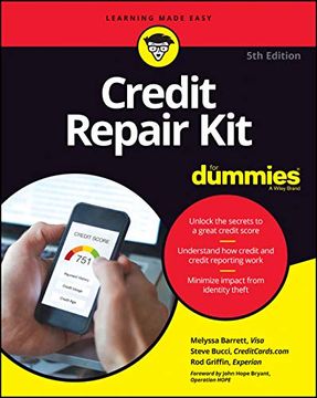 portada Credit Repair kit for Dummies (in English)