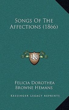 portada songs of the affections (1866) (in English)