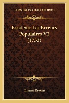 portada Essai Sur Les Erreurs Populaires V2 (1733) (en Francés)