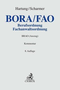 portada Berufs- und Fachanwaltsordnung (en Alemán)