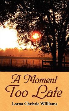 portada a moment too late (en Inglés)