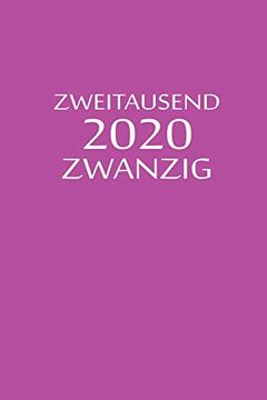 portada Zweitausend Zwanzig 2020: Terminbuch 2020 a5 Lila (in German)
