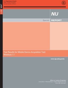 portada Test Result for Mobile Device Acquisition Tool: Mobilyze 1.1