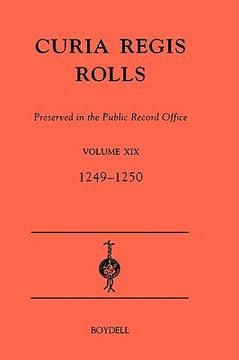 portada curia regis rolls preserved in the public record office xix (33-34 henry iii) (1249-1250) (en Inglés)