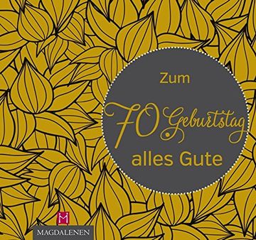 portada Zum 70. Geburtstag Alles Gute (en Alemán)