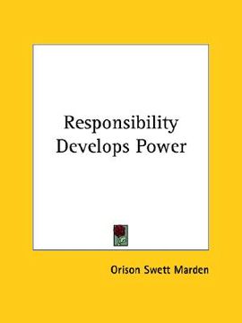 portada responsibility develops power (en Inglés)