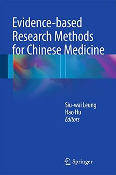 portada Evidence-Based Research Methods for Chinese Medicine (en Inglés)