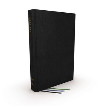 portada Net Bible, Thinline Large Print, Genuine Leather, Black, Thumb Indexed, Comfort Print: Holy Bible 