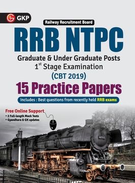 portada Rrb Ntpc 2019-20: 15 Practice Papers (CBT 1st Stage) (in English)