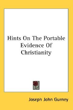 portada hints on the portable evidence of christianity (en Inglés)