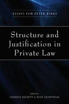 portada structure and justification in private law: essays for peter birks (in English)