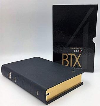 portada Biblia Textual Edición de Lujo Piel Negro (4ª edición)