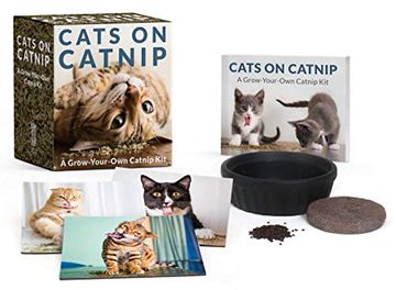 portada Cats on Catnip: A Grow-Your-Own Catnip kit (Miniature Editions) (in English)