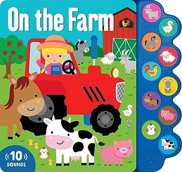 portada On the Farm: 10 Button Sound Book (en Inglés)