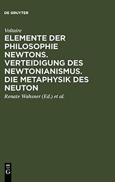 portada Elemente der Philosophie Newtons. Verteidigung des Newtonianismus. Die Metaphysik des Neuton 