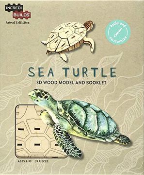 portada Incredibuilds Animal Collection: Sea Turtle (en Inglés)