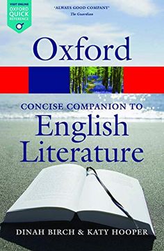 portada The Concise Oxford Companion to English Literature (en Inglés)
