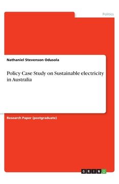 portada Policy Case Study on Sustainable electricity in Australia