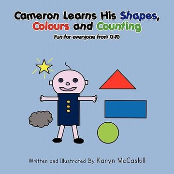 portada cameron learns his shapes, colours and counting (en Inglés)