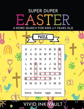 portada SUPER DUPER Easter - A Word Search for Kids 4-7 Years Old