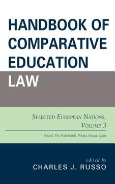 portada Handbook of Comparative Education Law: Selected European Nations, Volume 3 (en Inglés)