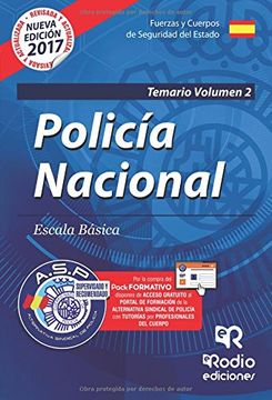 portada Temario. Volumen 2. PolicÃ­a Nacional.