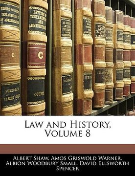 portada law and history, volume 8 (en Inglés)
