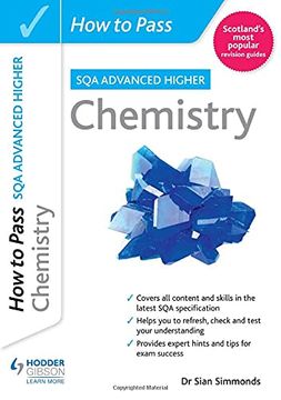 portada How to Pass sqa Advanced Higher Chemistry (en Inglés)