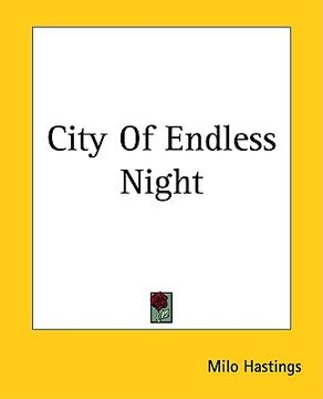 portada city of endless night (en Inglés)