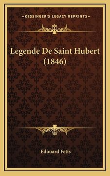 portada Legende De Saint Hubert (1846) (in French)