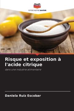 portada Risque et exposition à l'acide citrique (in French)