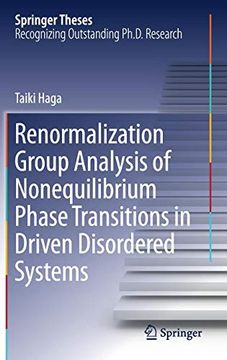portada Renormalization Group Analysis of Nonequilibrium Phase Transitions in Driven Disordered Systems (Springer Theses) (en Inglés)