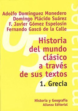 portada Historia del Mundo Clásico a Través de sus Textos. 1. Grecia