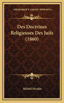 portada Des Doctrines Religieuses Des Juifs (1860) (en Francés)