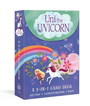 portada Uni the Unicorn: A 3-In-1 Card Deck: Card Games Include go Fish, Concentration, and Snap (en Inglés)