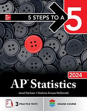 portada 5 Steps to a 5: Ap Statistics 2024 (en Inglés)