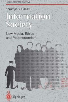 portada information society: new media, ethics and postmodernism (en Inglés)