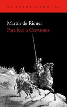 portada Para Leer a Cervantes (in Spanish)