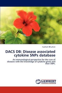 portada dacs db: disease associated cytokine snps database (en Inglés)