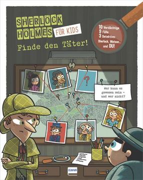 portada Finde den Täter - Sherlock Holmes für Kids (en Alemán)