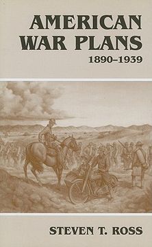 portada american war plans: 1890-1939 (en Inglés)