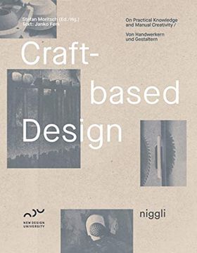 portada Craft-Based Design: On Practical Knowledge and Manual Creativity (en Inglés)