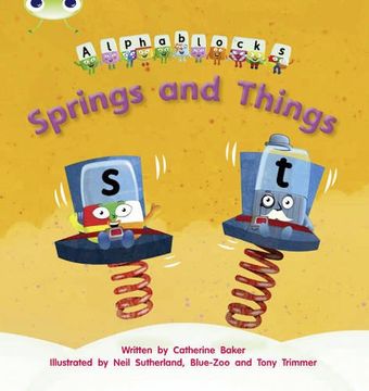 portada Springs and Things: Bug Club Phonics bug Alphablocks set 12 Springs and Things Alphablocks set 12 (in English)