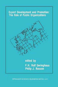portada Export Development and Promotion: The Role of Public Organizations (en Inglés)