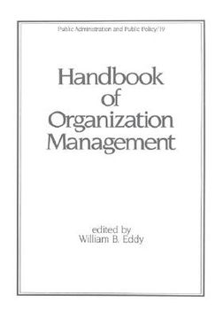 portada handbook of organization management