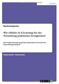 portada Wie effektiv ist E-Learning bei der Vermittlung praktischer Fertigkeiten? (German Edition)