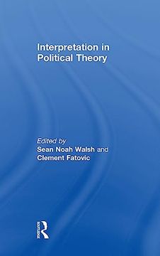 portada Interpretation in Political Theory (en Inglés)