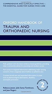 portada Oxford Handbook of Trauma and Orthopaedic Nursing (Oxford Handbooks in Nursing) 