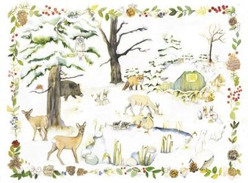 portada Adventskalender "Tiere am Winterteich"